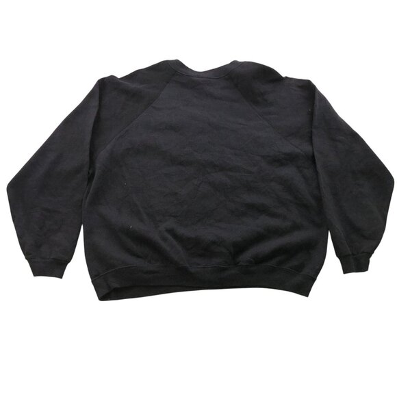 Tultex Womens Sweatshirt Size 2XL Halloween "Boo!" Black Top Crew Neck Casual - Picture 2 of 15